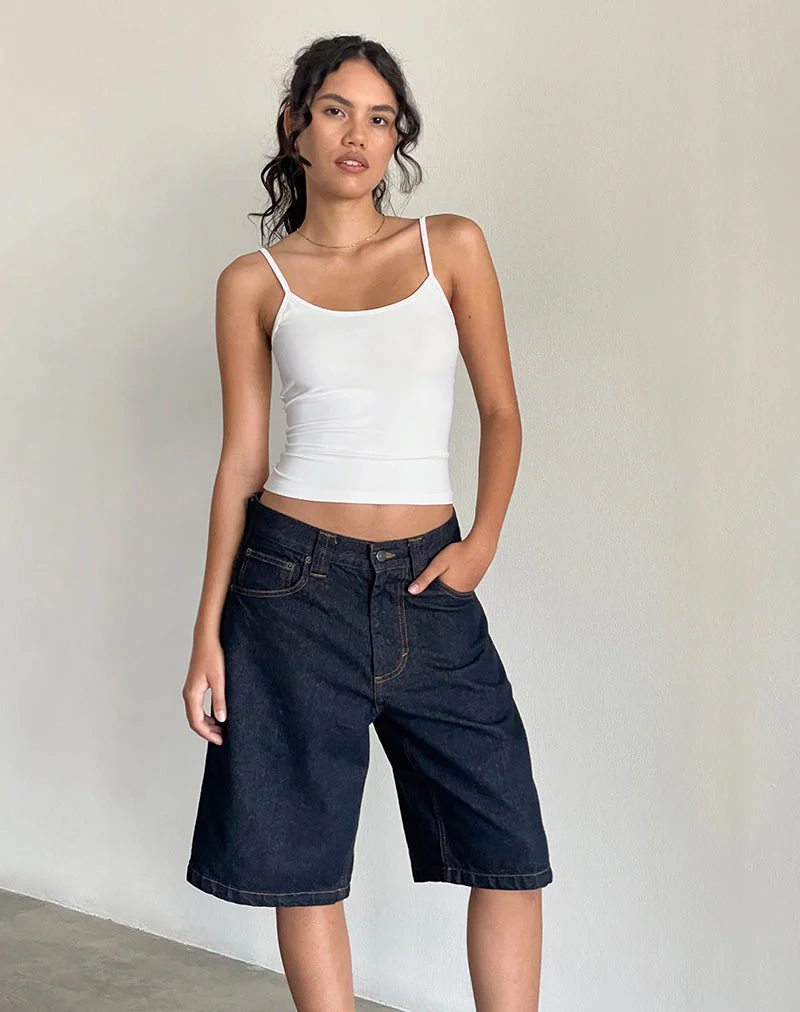 Jasila Vest Top in Weiß - Image 4