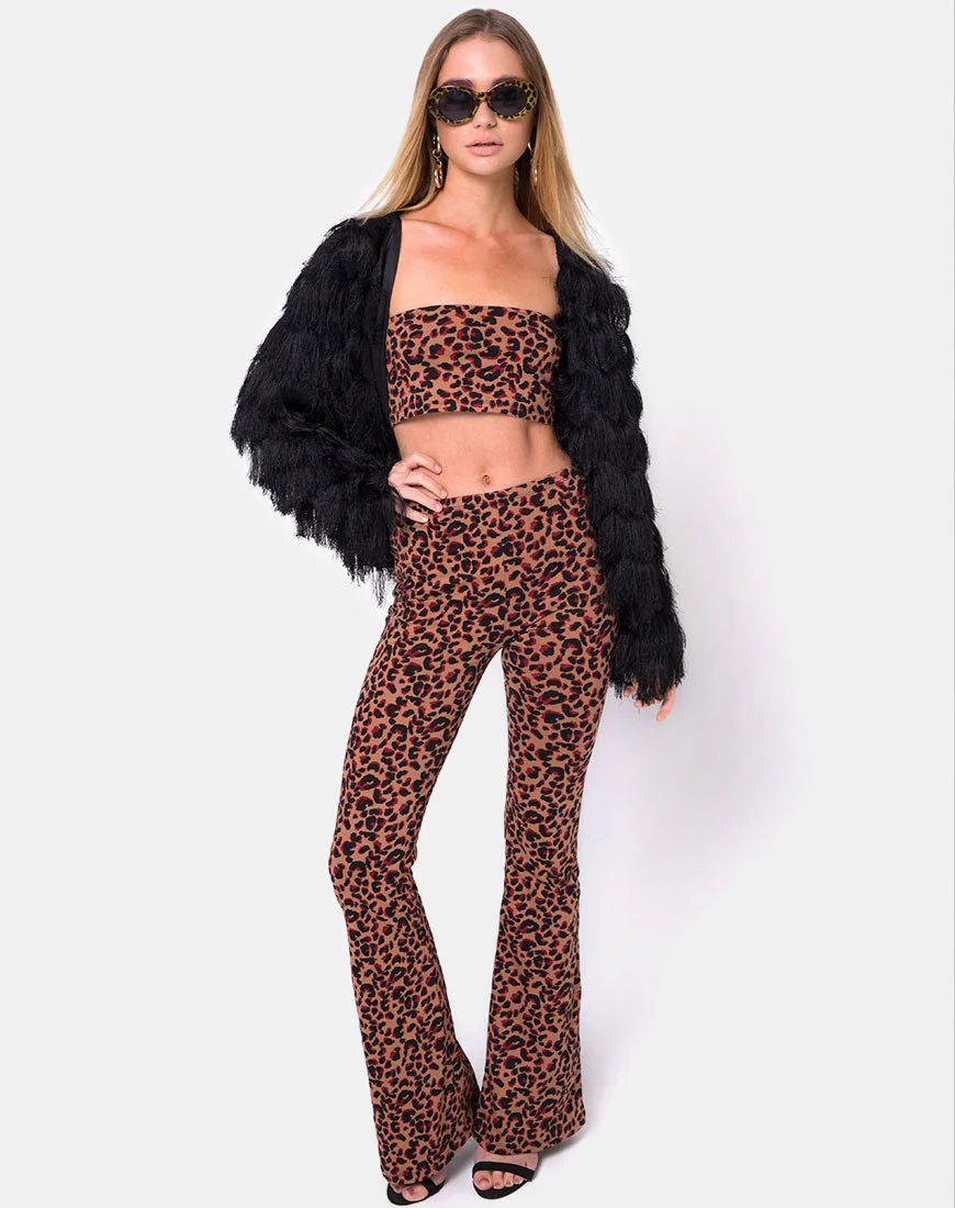 Jeevan Twinset in Dschungel-Leopard