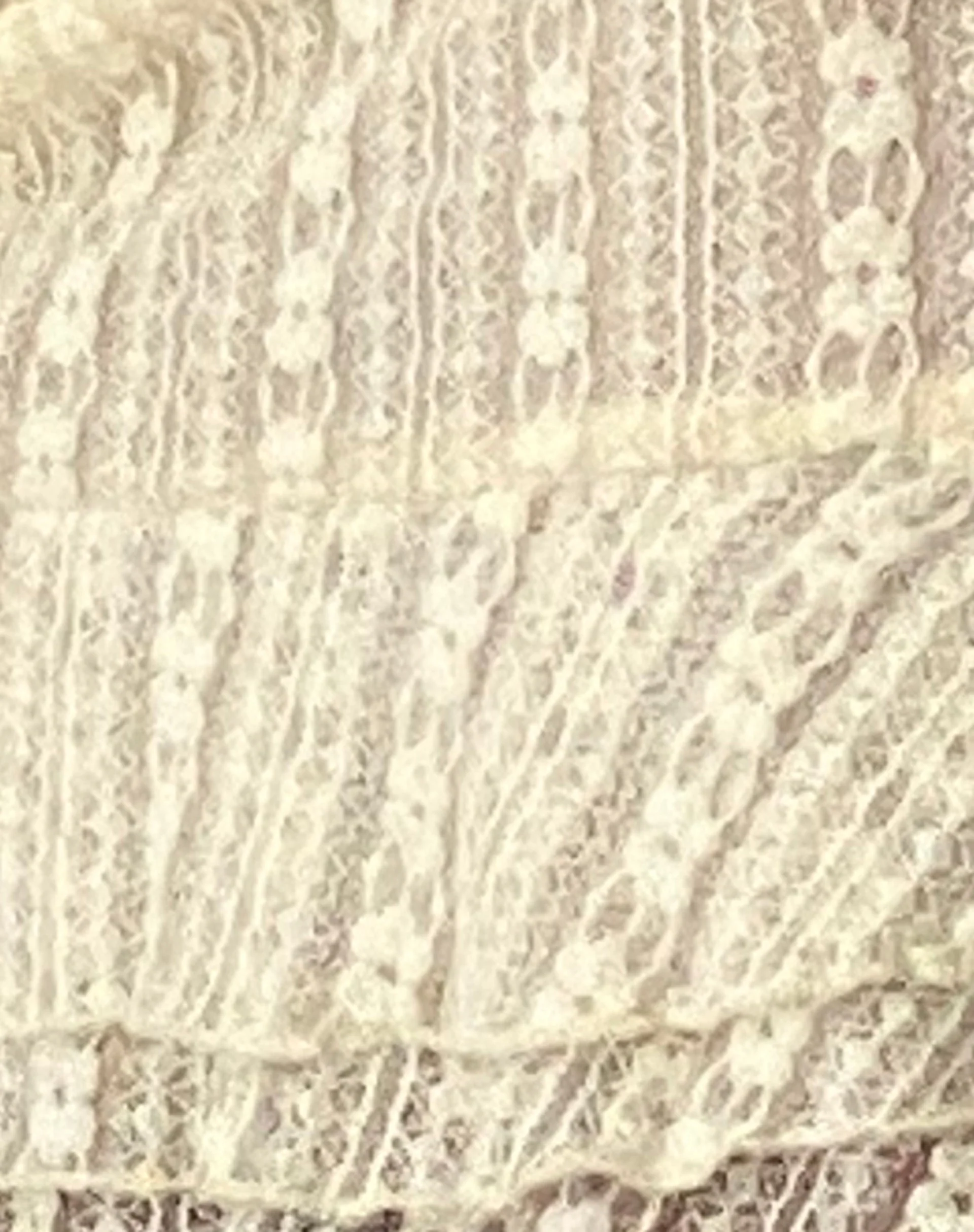 Jeilani Minikleid aus Spitze mit offenem Rücken in Creme - Image 6