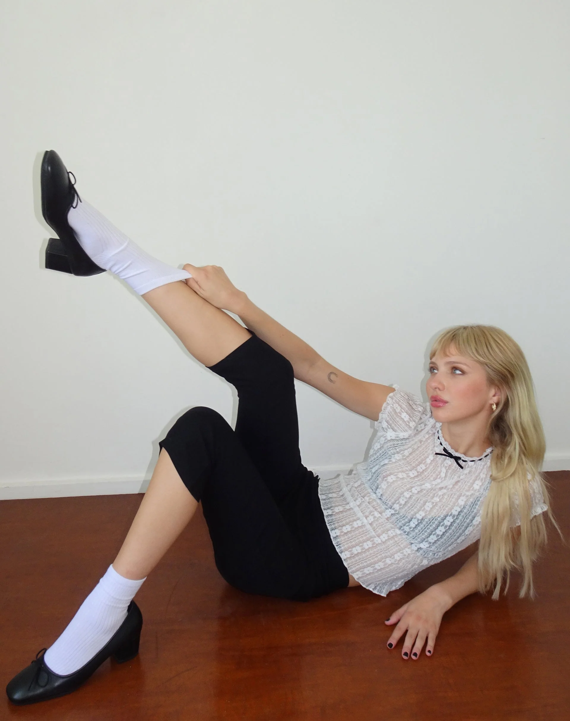 Jennifer Ungefüttertes Top aus Spitze Weiß - Image 2