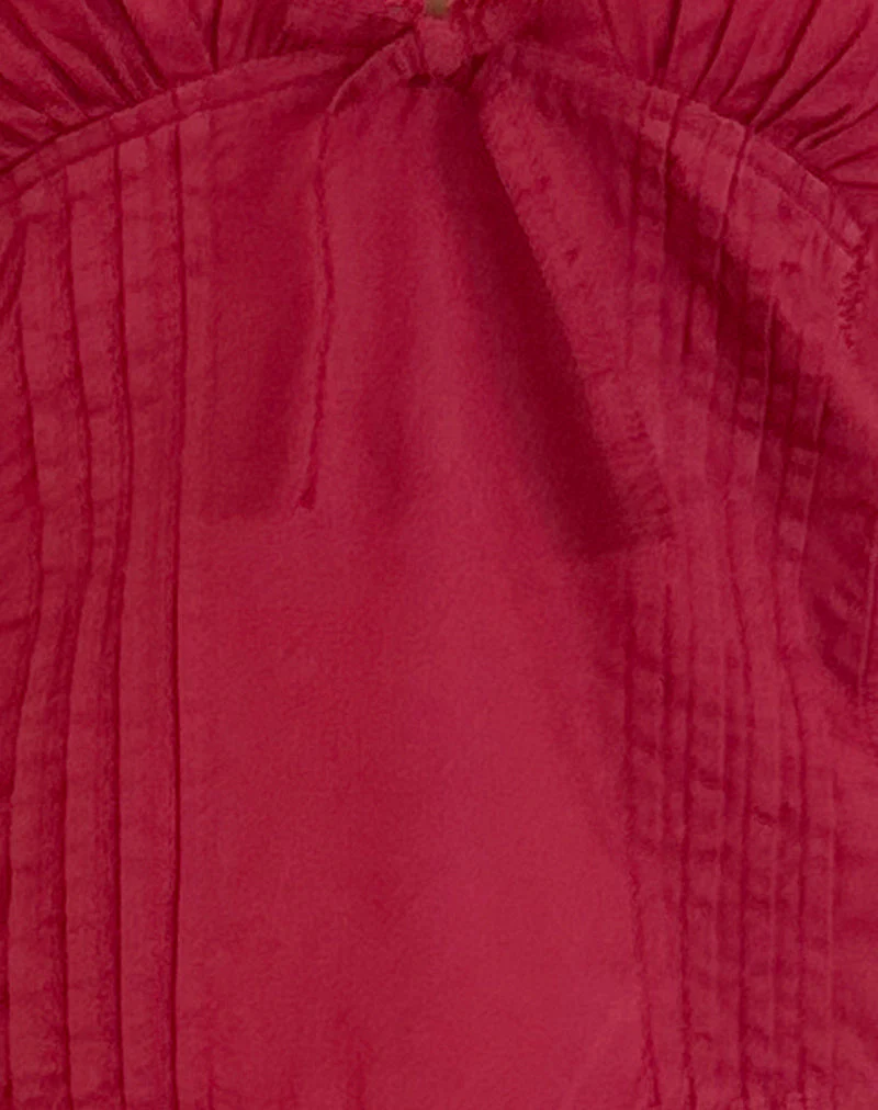Jepuni Cami Top in Adrenalin Rot - Image 6