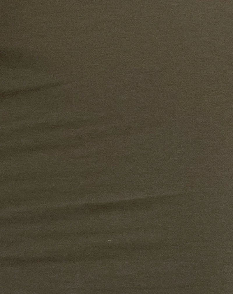 Jinsuen Minikleid aus Lycra, oliv - Image 5