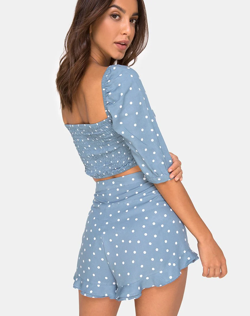 Jiro Short in Skater Polka Blau - Image 3