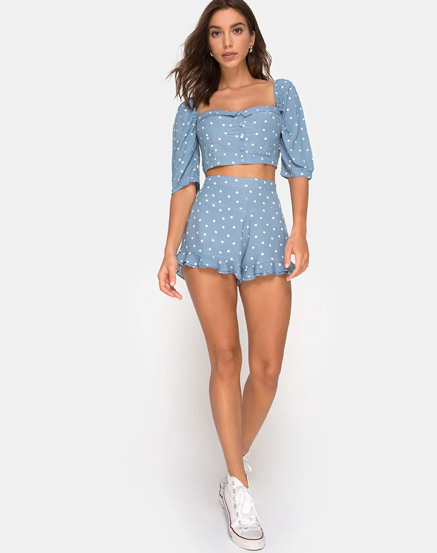 Jiro Short in Skater Polka Blau - Image 4
