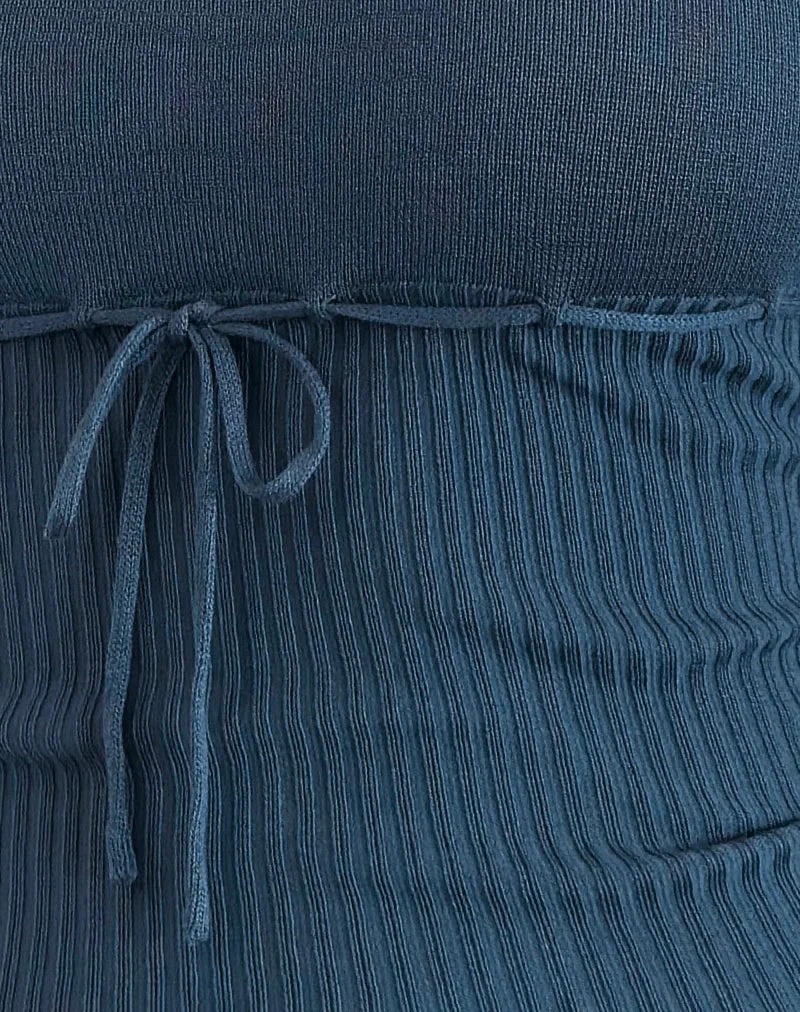 Joanie Rippenstrick-Oberteil in Ocean Storm - Image 6