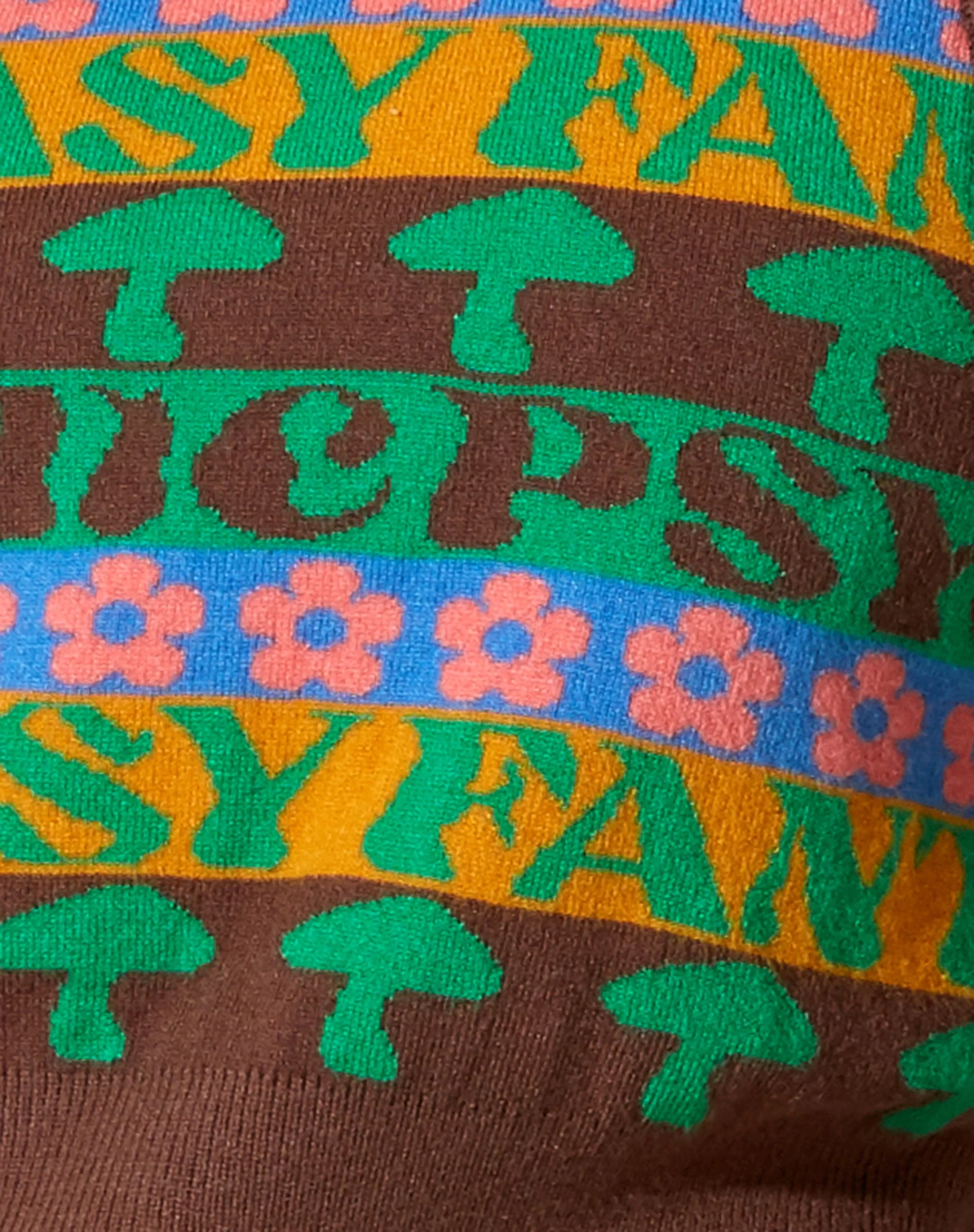 Joker-Westenoberteil aus Fairisle-Strickmix Braun - Image 6