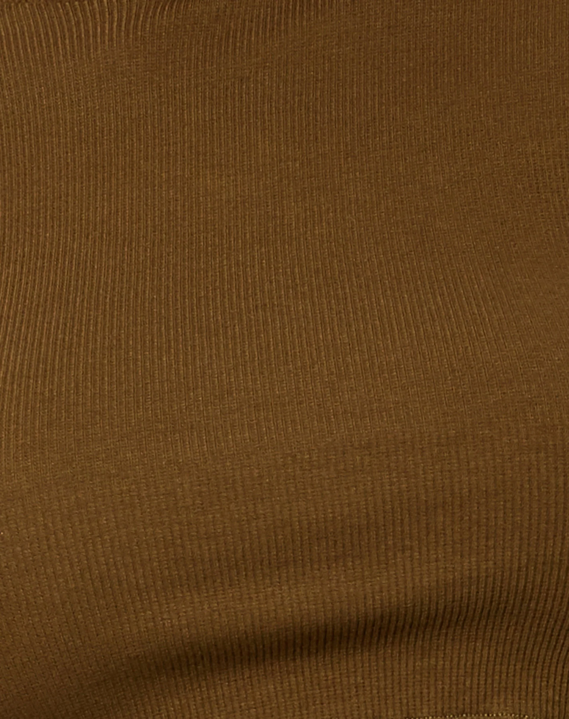 Jorja Crop Top aus Rib Military Olive - Image 5