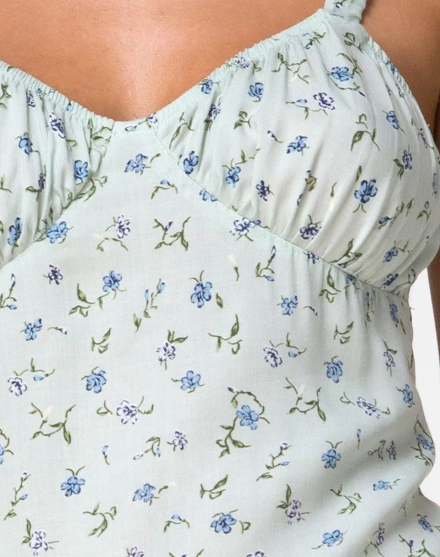 Jova Midikleid in hübschem Petalgrün - Image 7