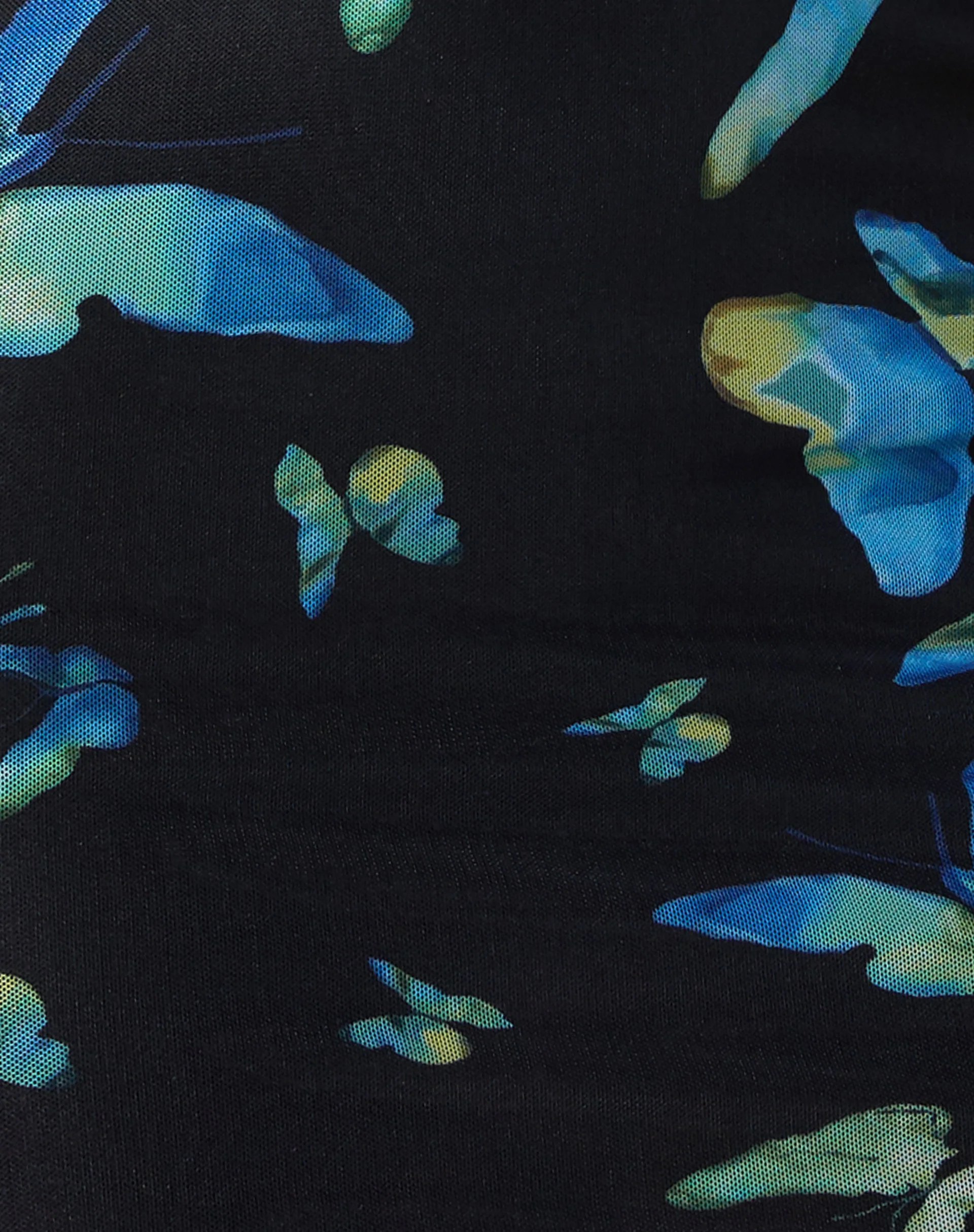 Juleha Minikleid in Schmetterling Aquarell Schwarz - Image 6