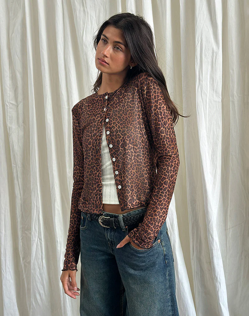 Kahula Shirt aus Mesh Rar Leopard - Image 3