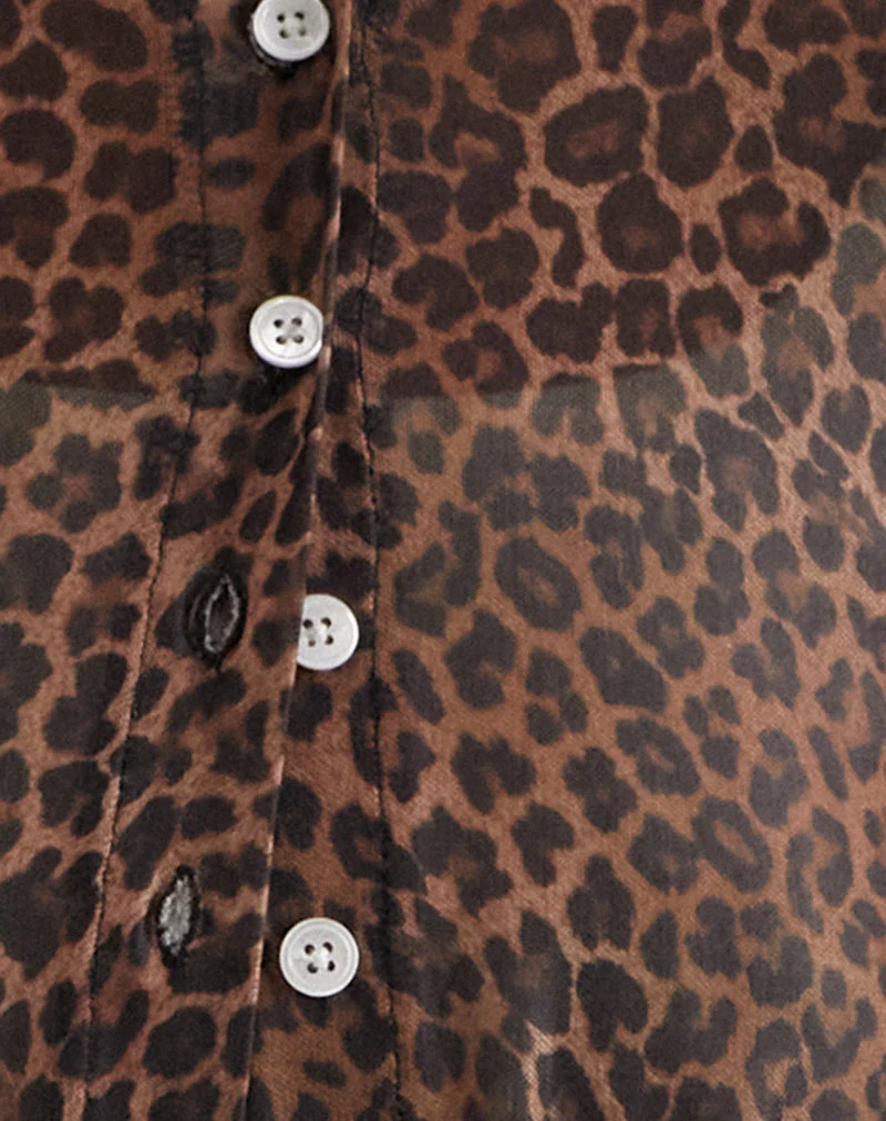 Kahula Shirt aus Mesh Rar Leopard - Image 6