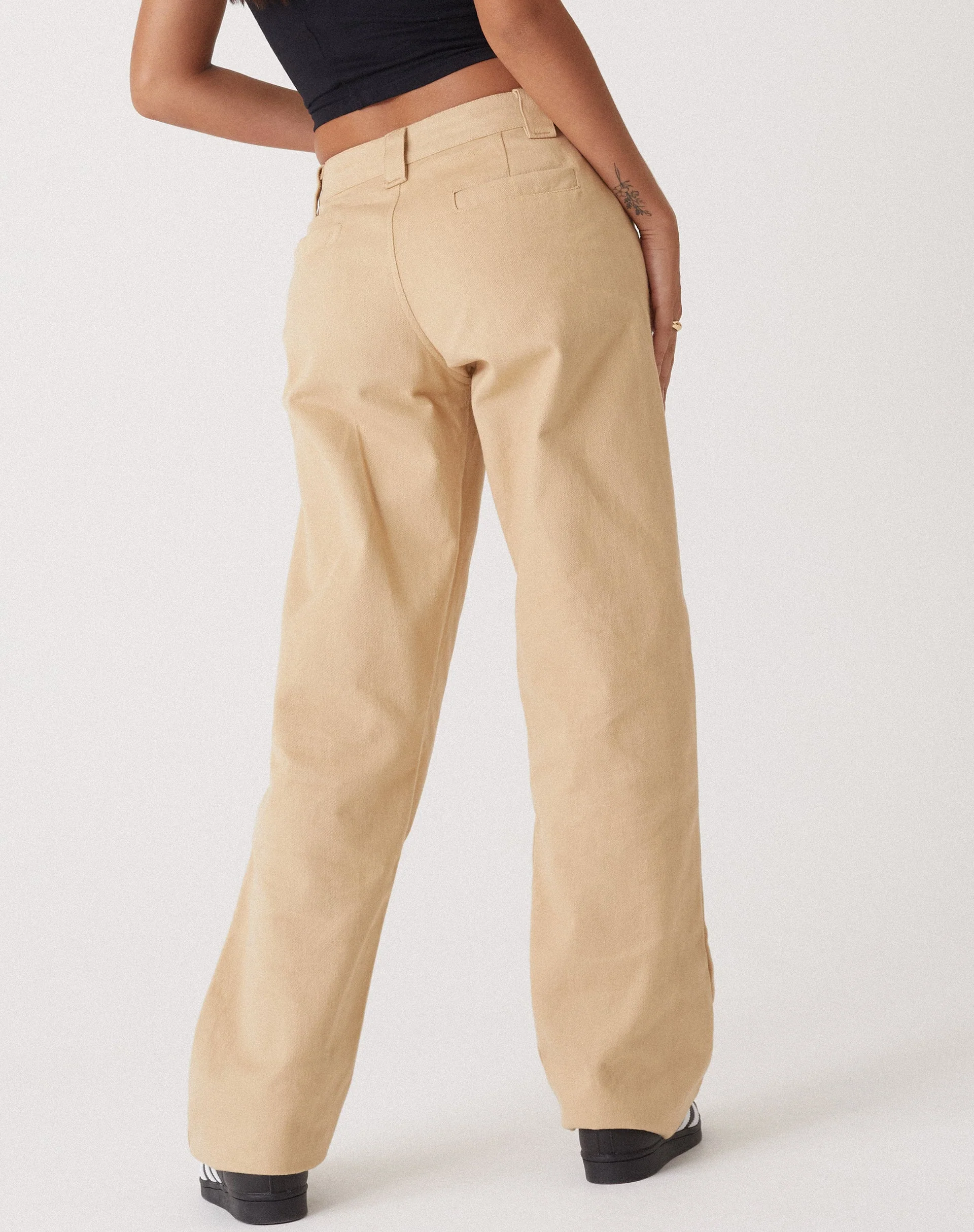 Motel X Olivia Neill Kana-Hose in Tan - Image 4