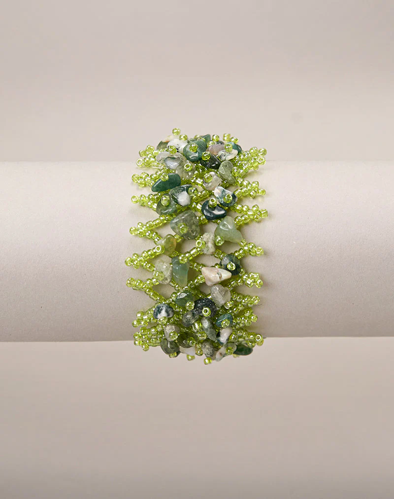 Kanau Bracelet in Green - Image 2