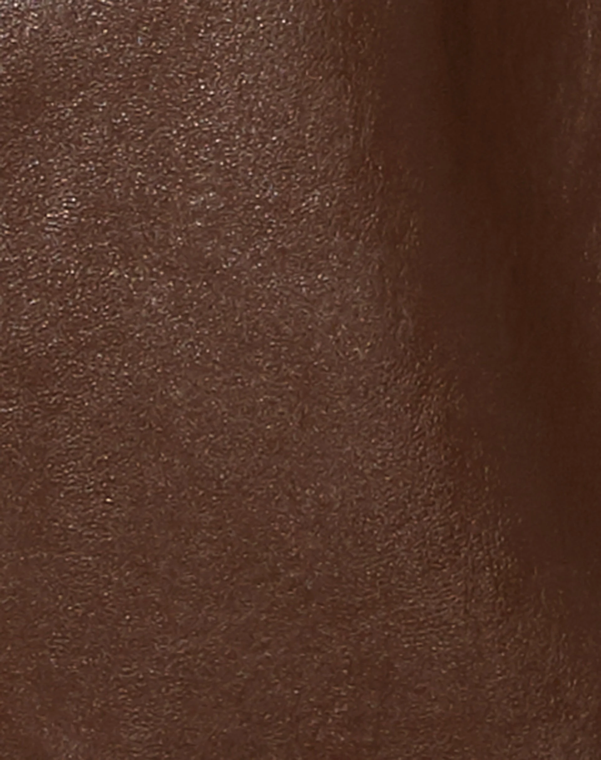 Kancana Hemd in PU Bitter Chocolate mit elfenbeinfarbenen Nähten - Image 6
