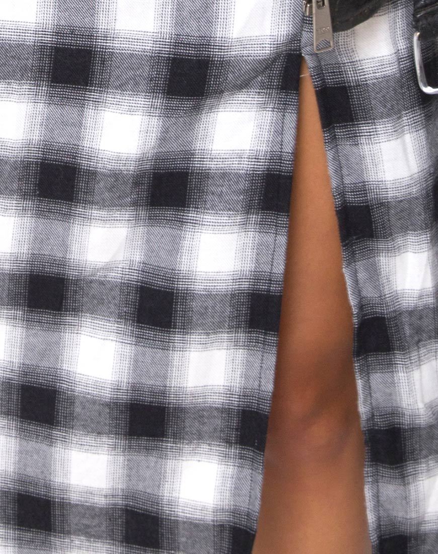 Kaoya Kleid aus Karo Schwarz Weiß - Image 5