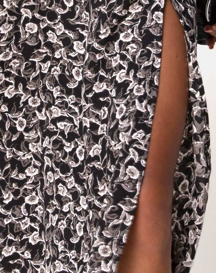 Kaoya Midikleid aus Wild Tulip Schwarz - Image 5