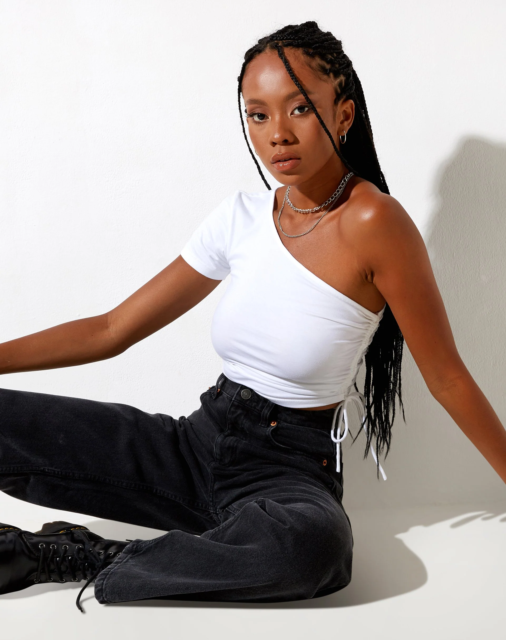 Kara Crop Top in Weiß
