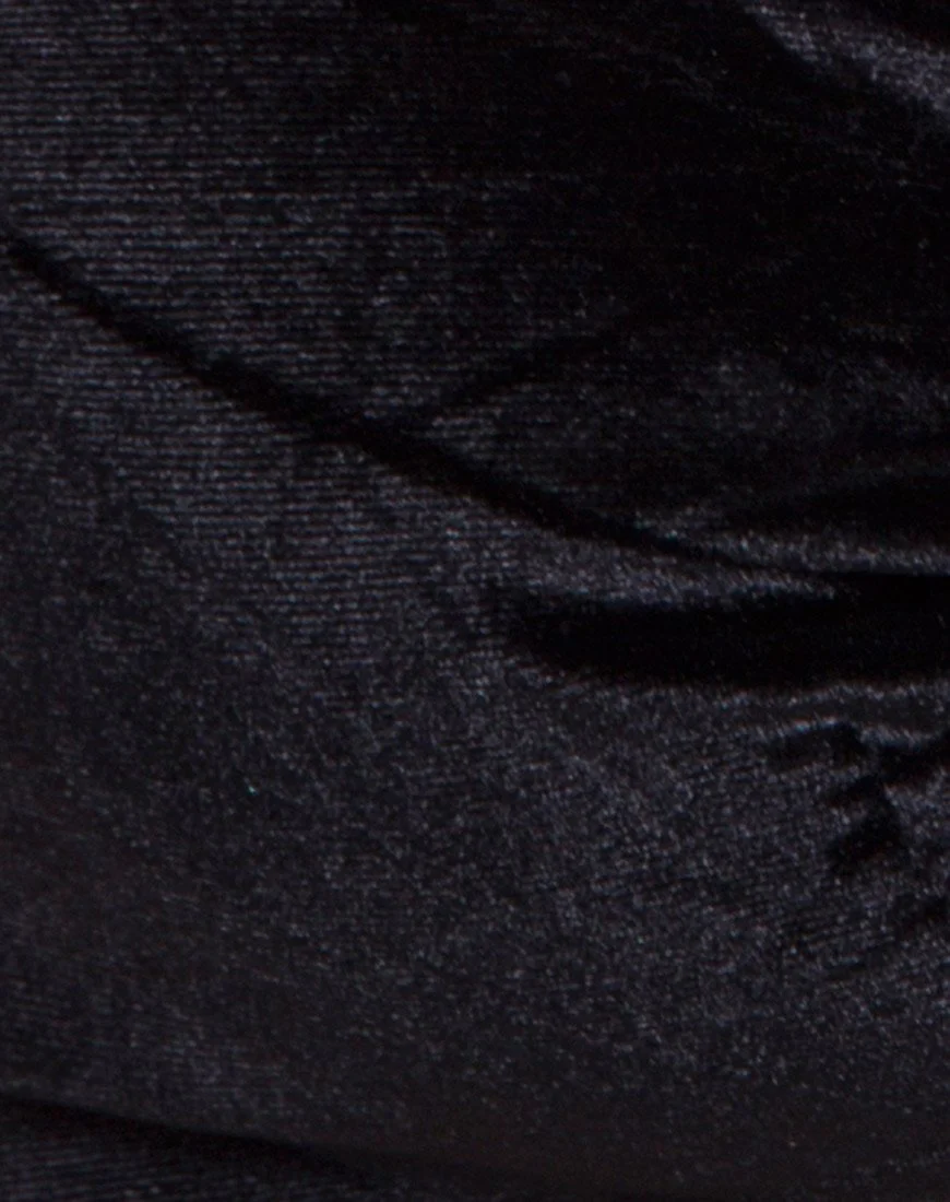 Kasen Bralet aus schwarzem Samt - Image 5