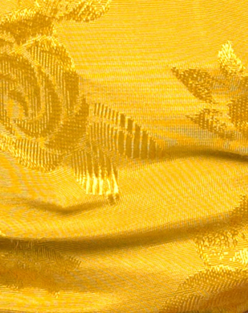 Kasen Bralet aus Satin Senf Rose - Image 5