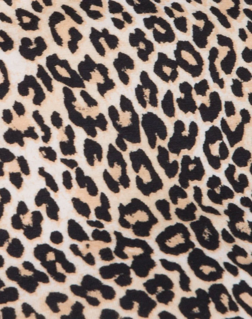 Katwin Bodycon Kleid in Rar Leopard Braun - Image 5