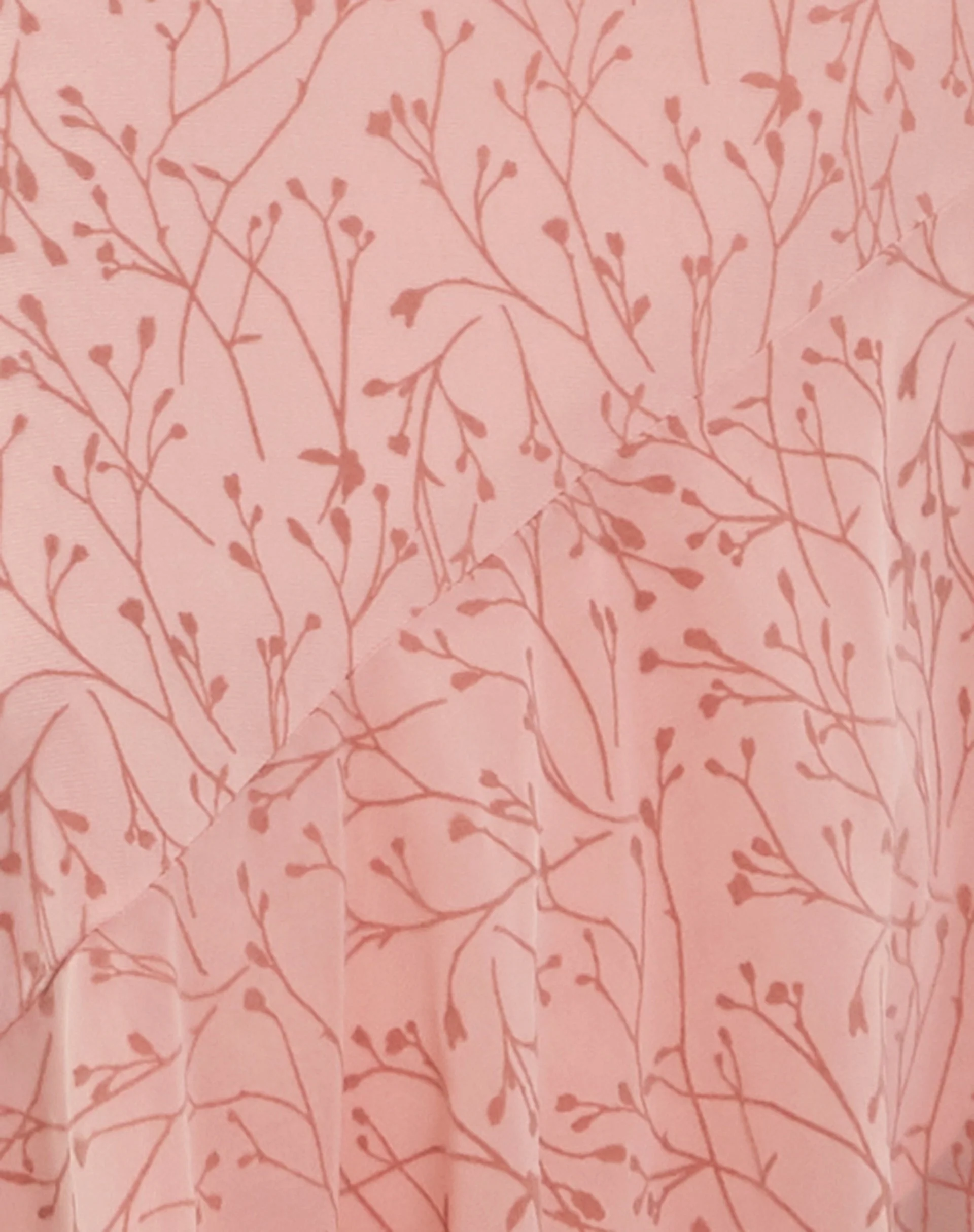 Kavala Asymmetrisches Midikleid in Shadow Floral Pink - Image 6
