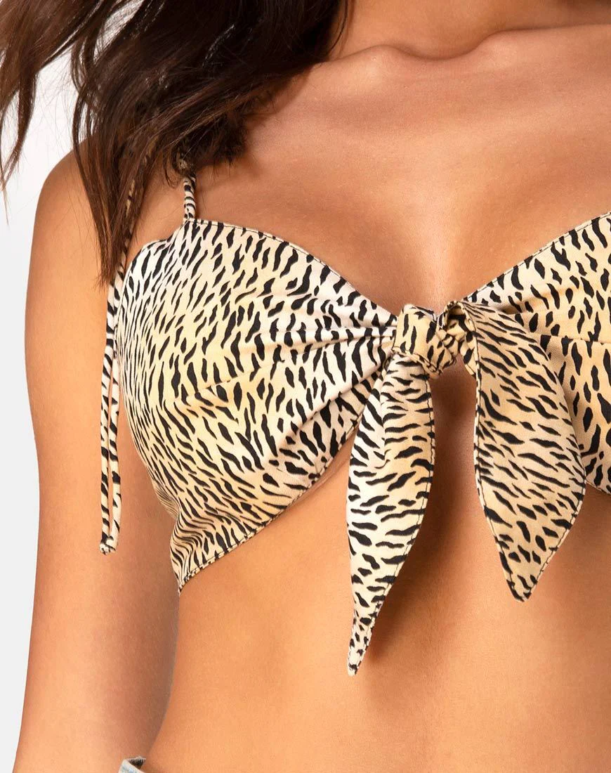 Kave Bralet-Top in Mini Tiger - Image 5