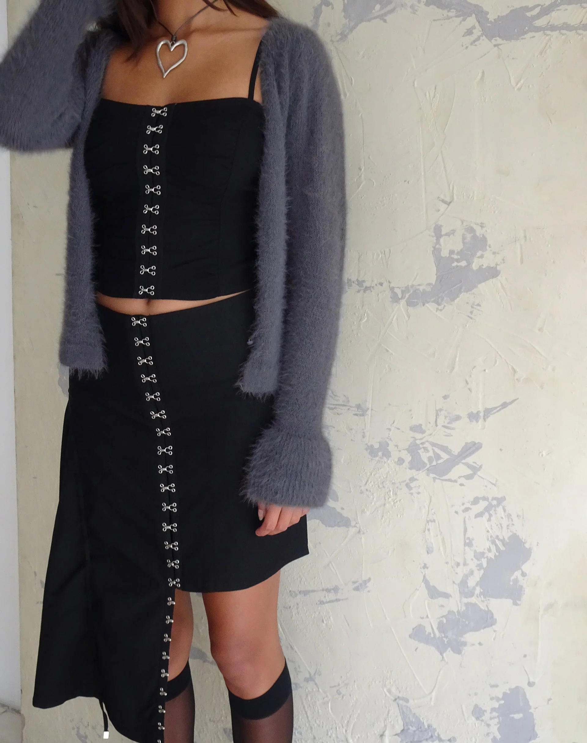 Kazka Cardi in Grau Blau - Image 2