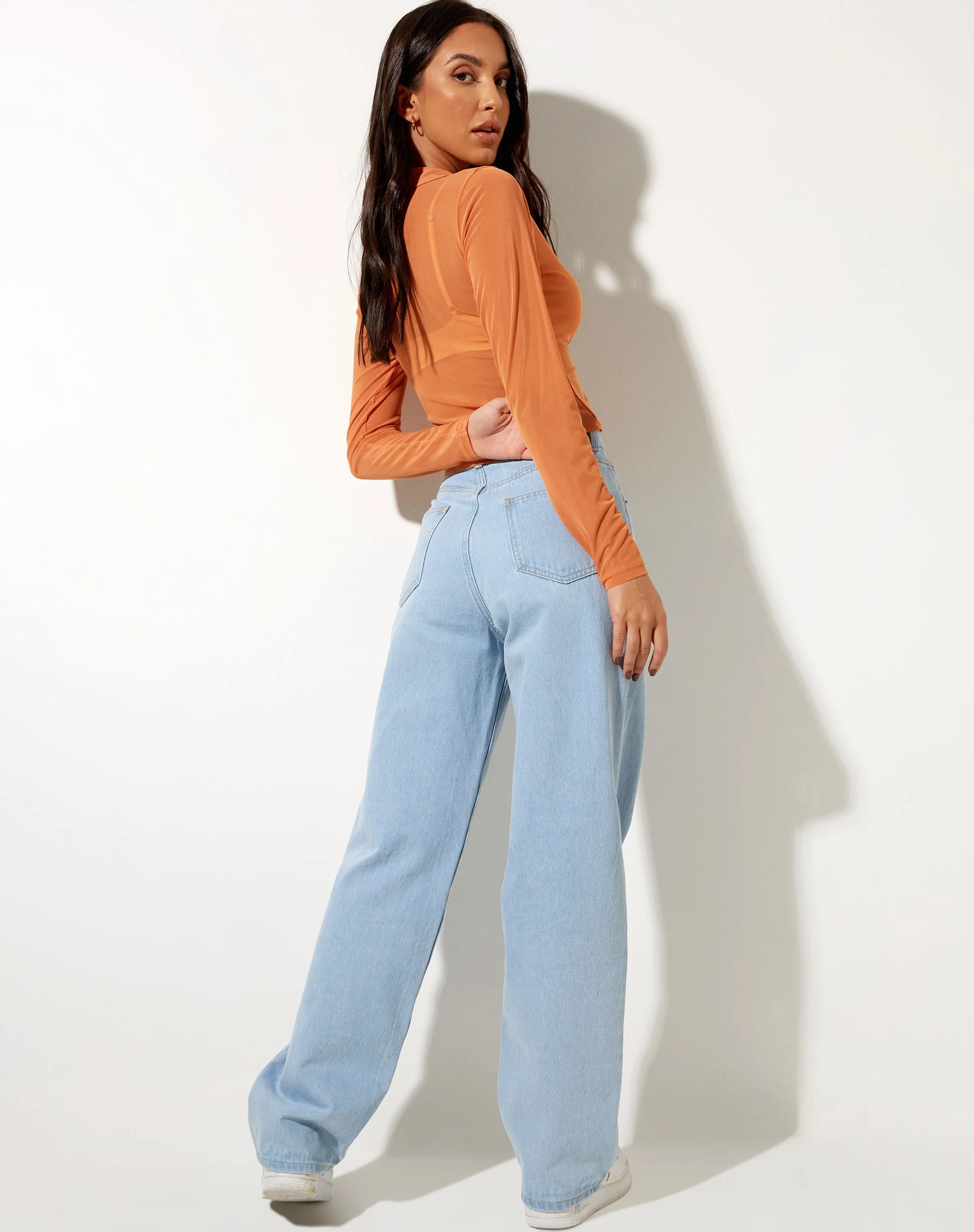 Kelly Hemd aus Mesh Orange - Image 4