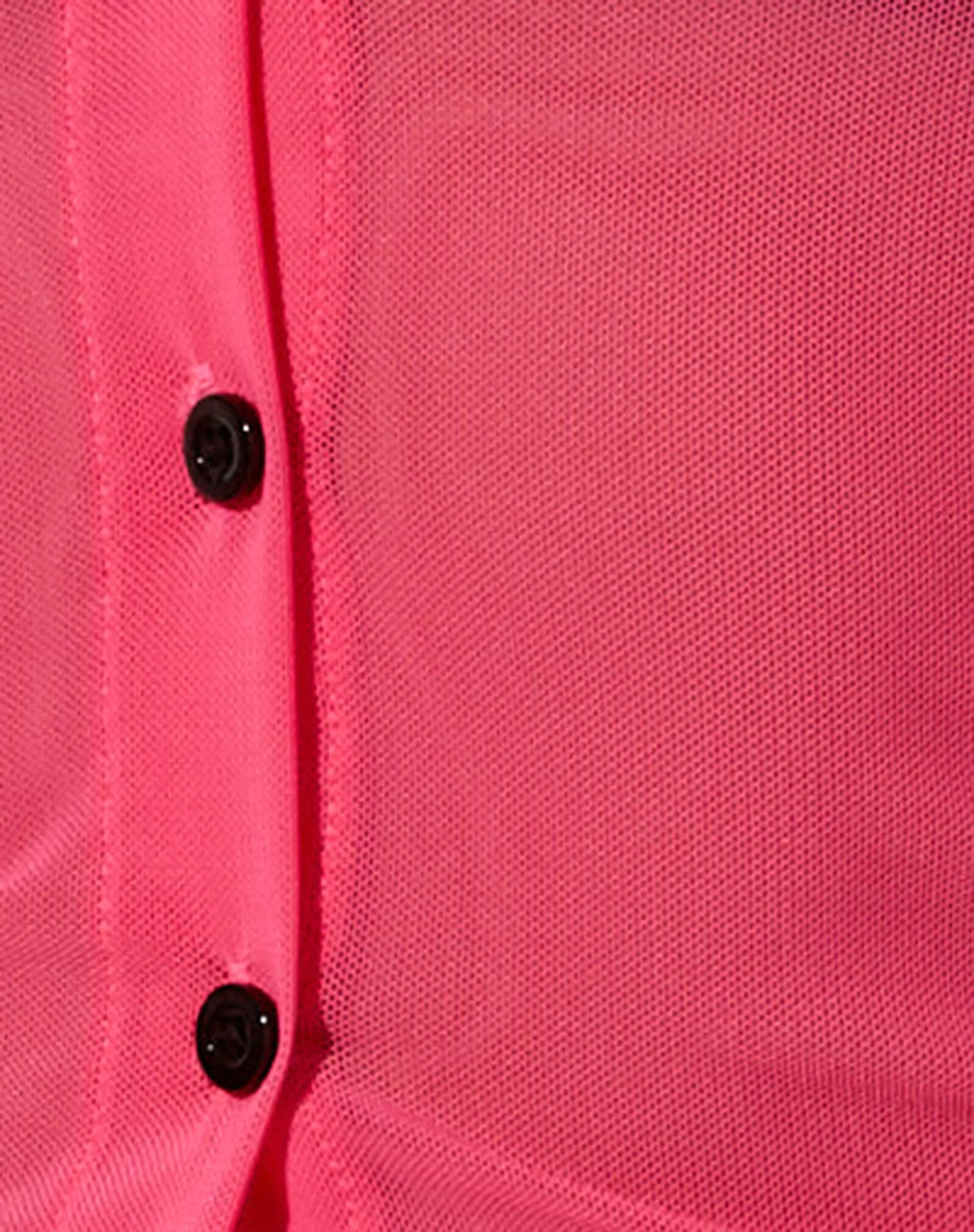 Kelly Shirt in Mesh Pink - Image 5