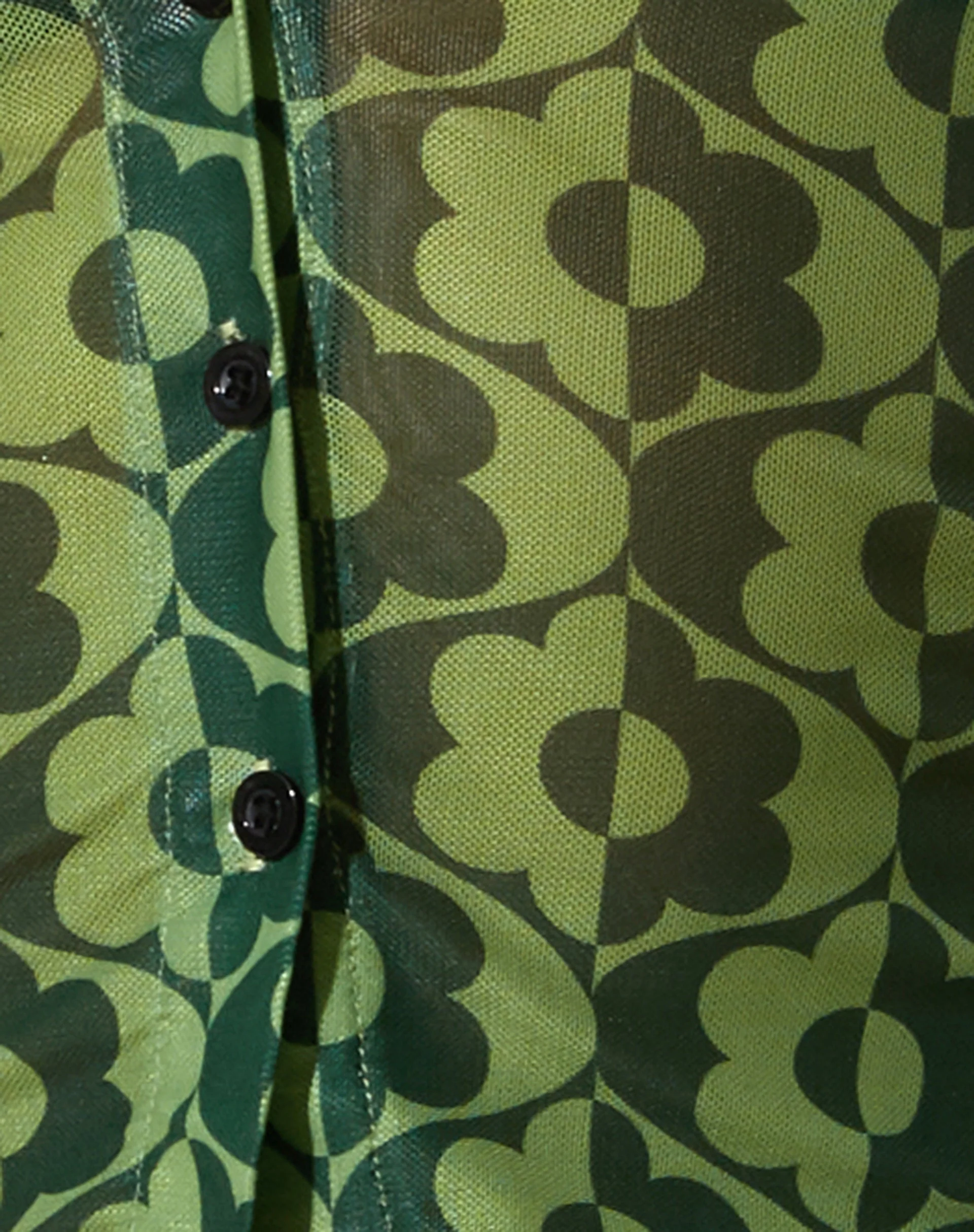Kelly Cropped Shirt in gewelltem Daisy Green - Image 8