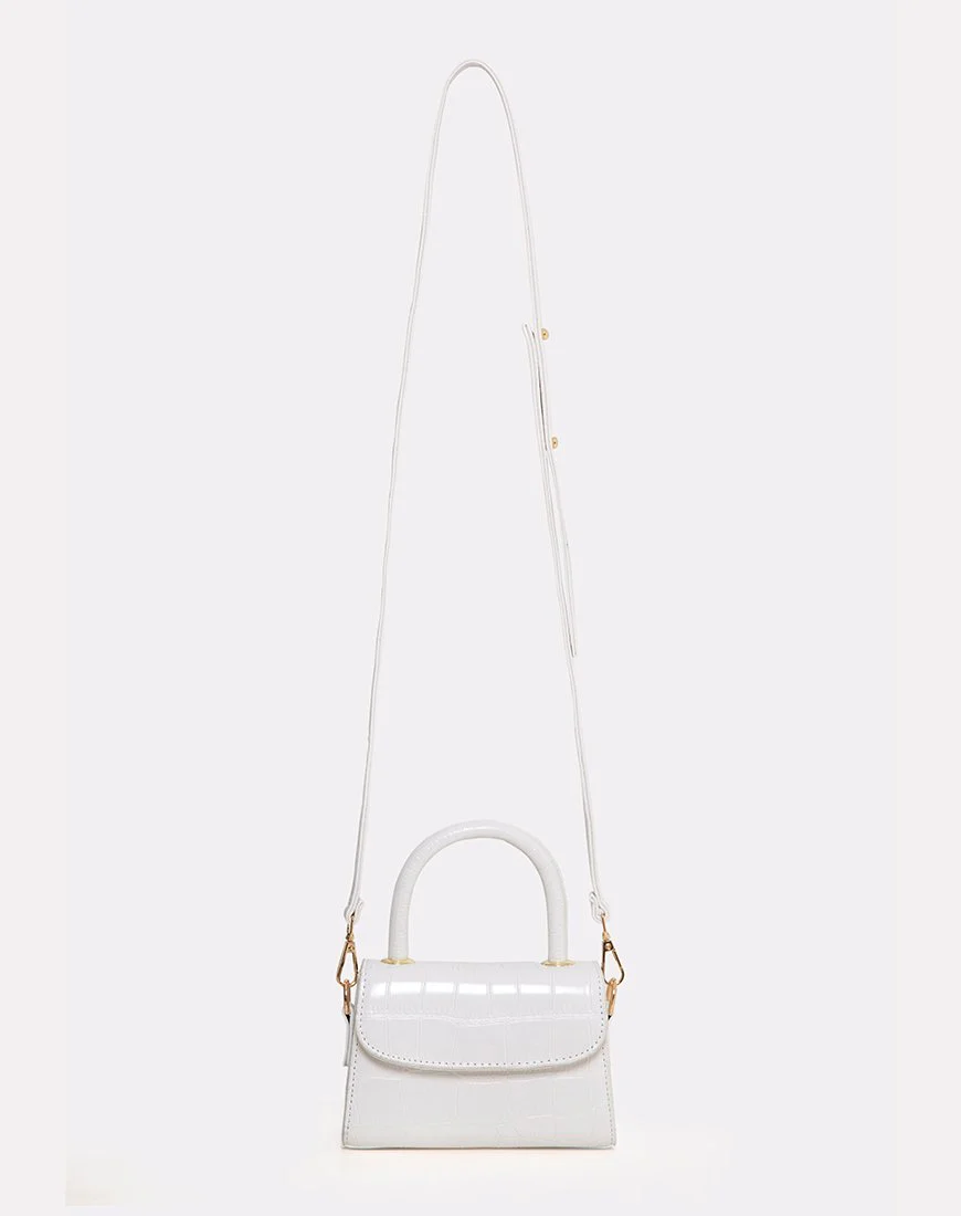 Kenny Micro Tasche in Weiß - Image 3