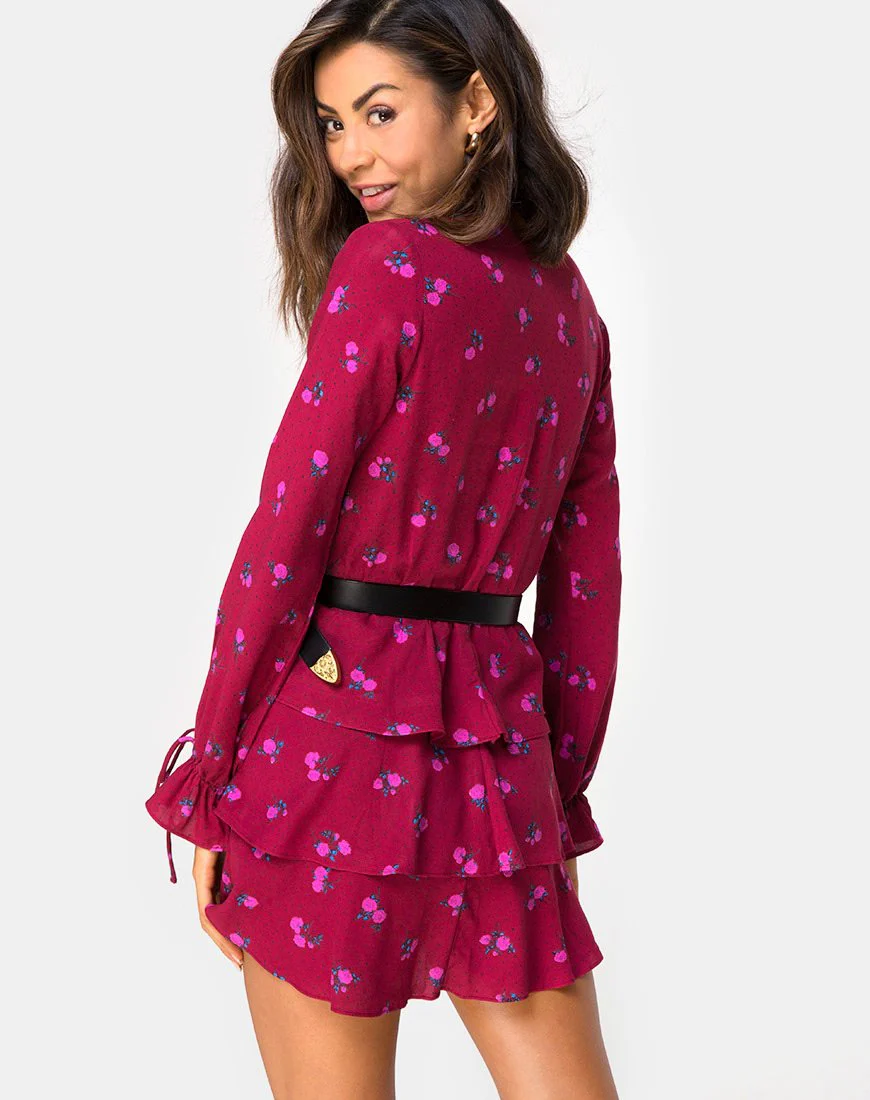 Kepsibelle Kleid in Magenta-Rose-Rosa - Image 2