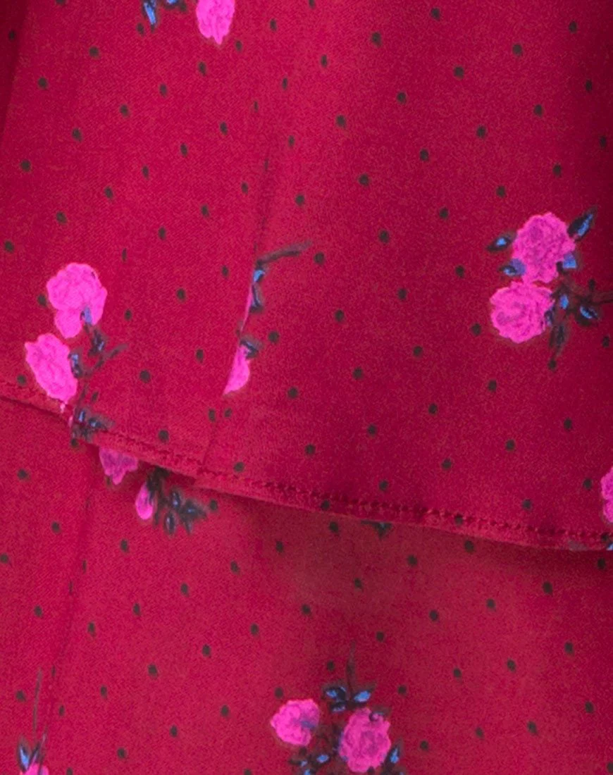 Kepsibelle Kleid in Magenta-Rose-Rosa - Image 5