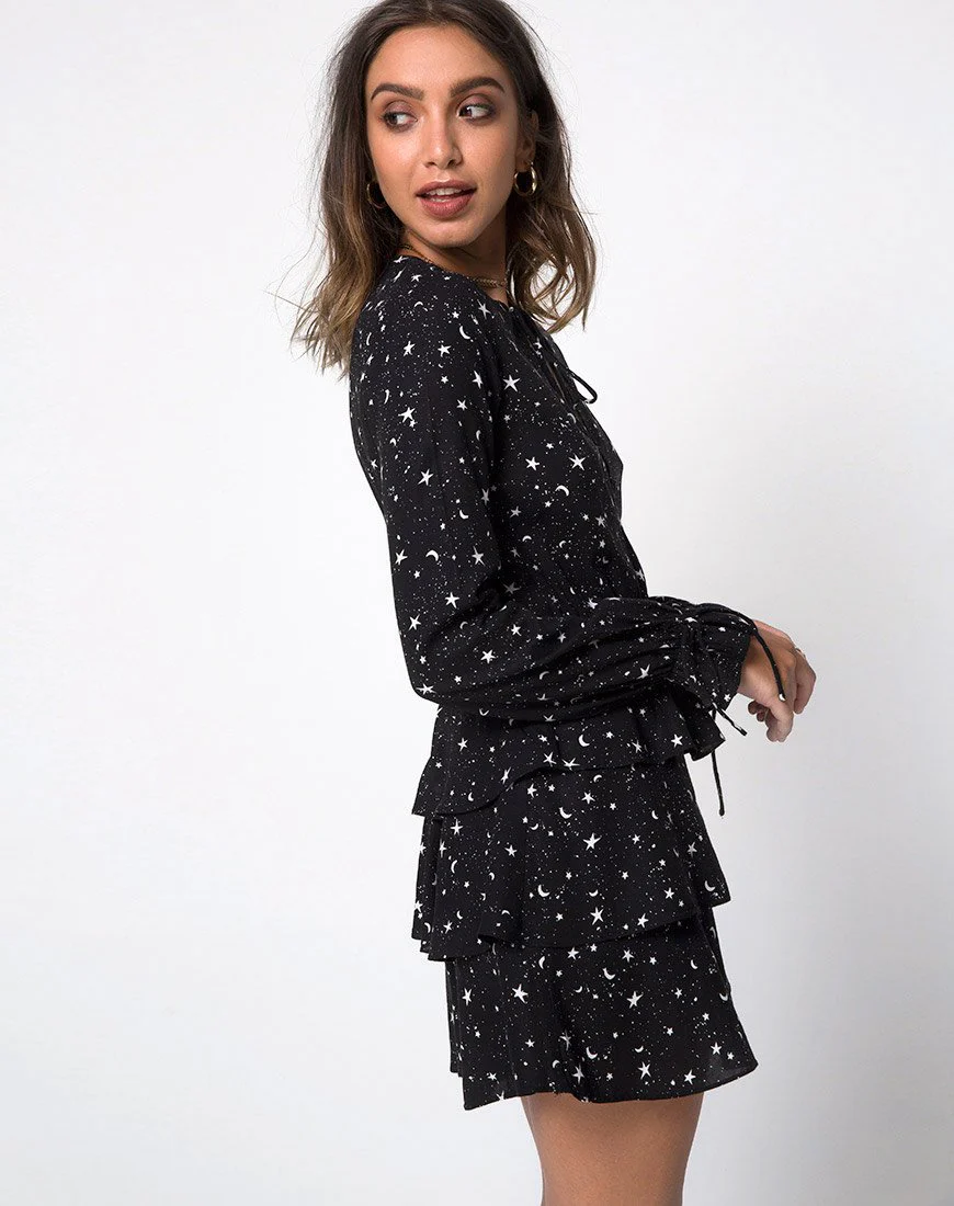 Kepsibelle Skaterkleid in Ditsy Cosmo - Image 2