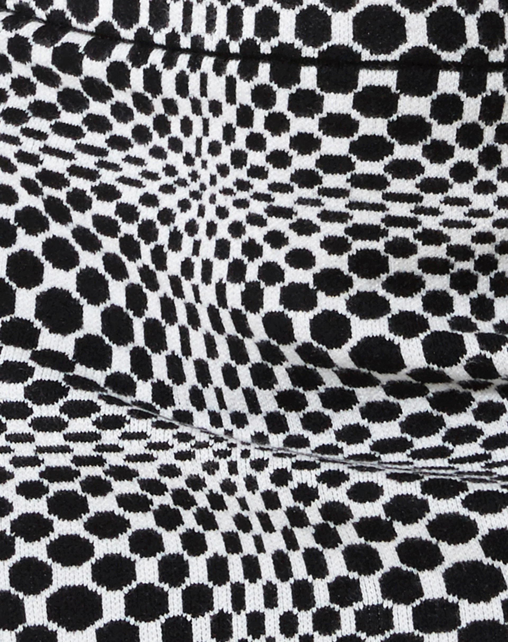 Kezina Minikleid in monochromer Square-Optik Schwarz-Weiß - Image 6