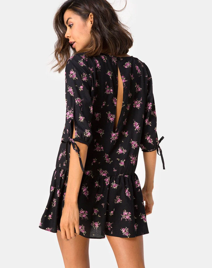 Khamea Kleid in Sohey Rose Schwarz - Image 2