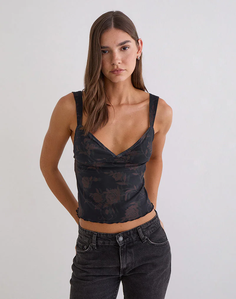 Khory Cami Top in Dynamic Rose - Image 4