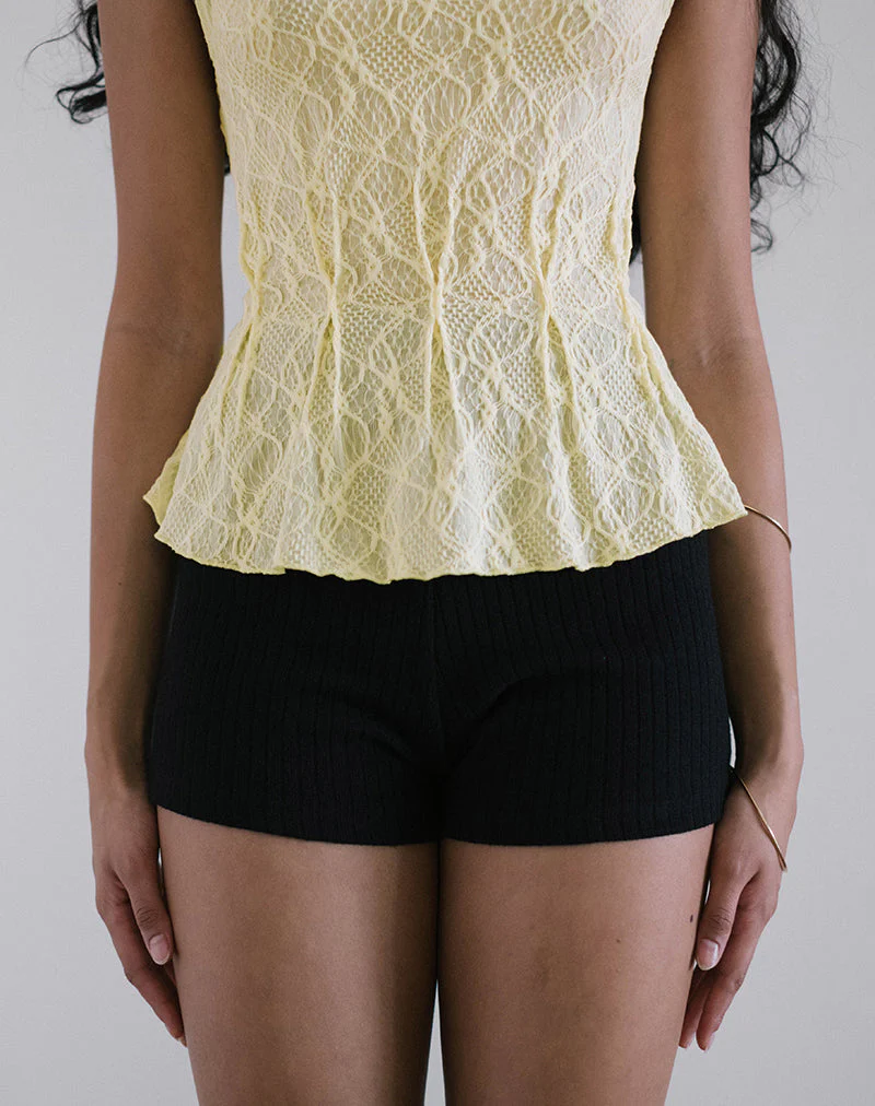 Kimbra Top in strukturiertem Gelb - Image 4
