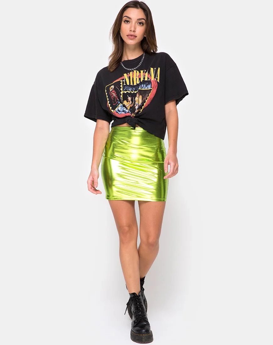 Kimmy Rock in Grün Metallic - Image 3
