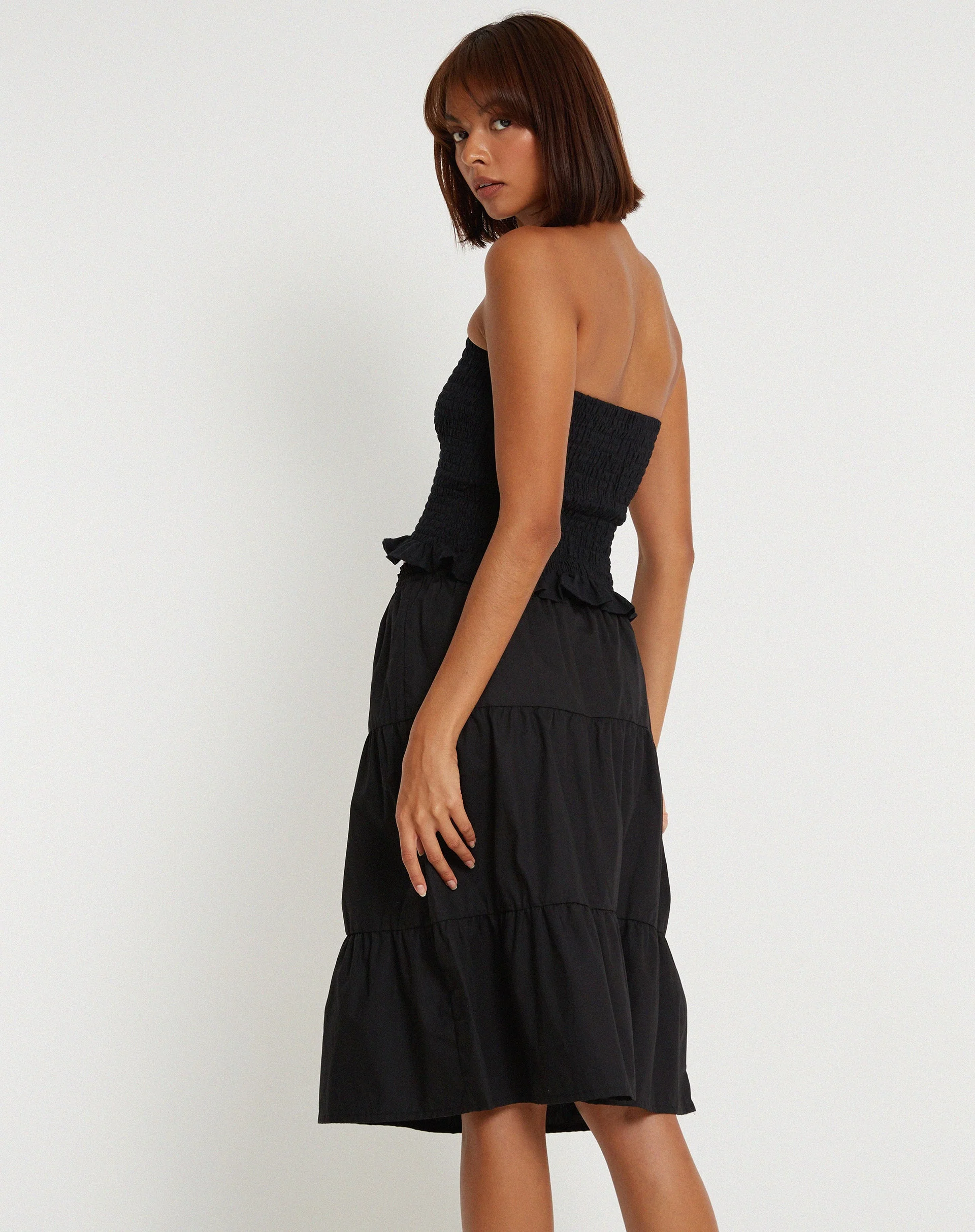 Kiyo Bandeau-Top in Schwarz - Image 2