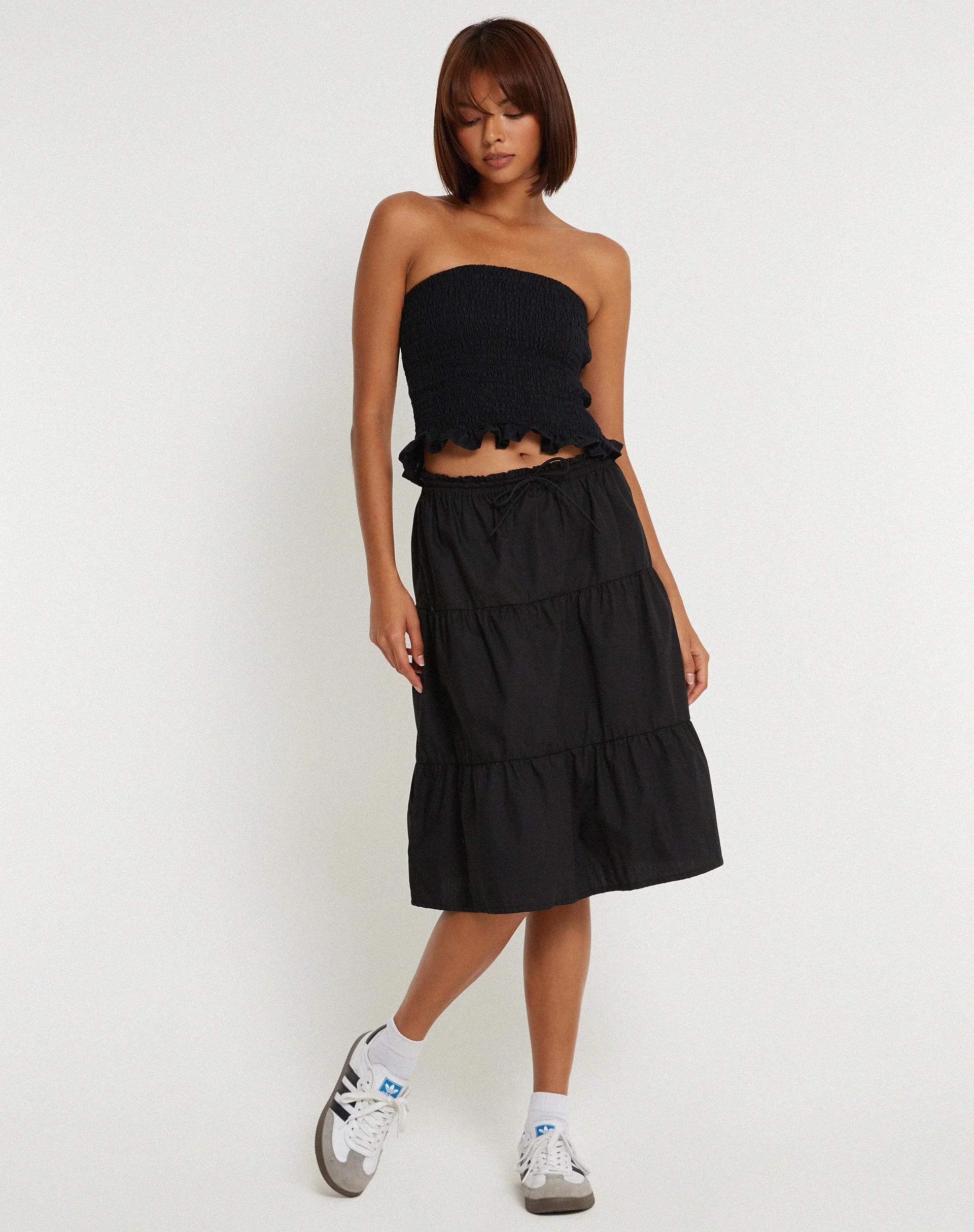 Kiyo Bandeau-Top in Schwarz - Image 3