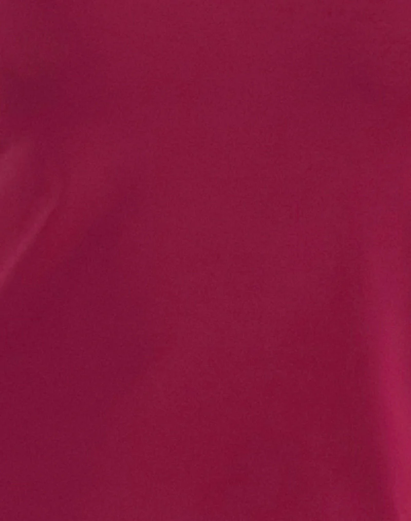 Klazari Top aus Rayon Jersey Burgund - Image 6