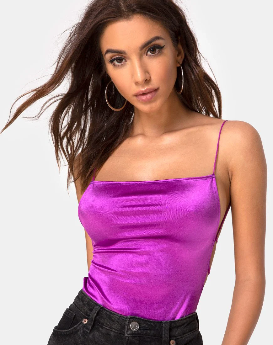 Koza Mieder in Satin Violett - Image 2