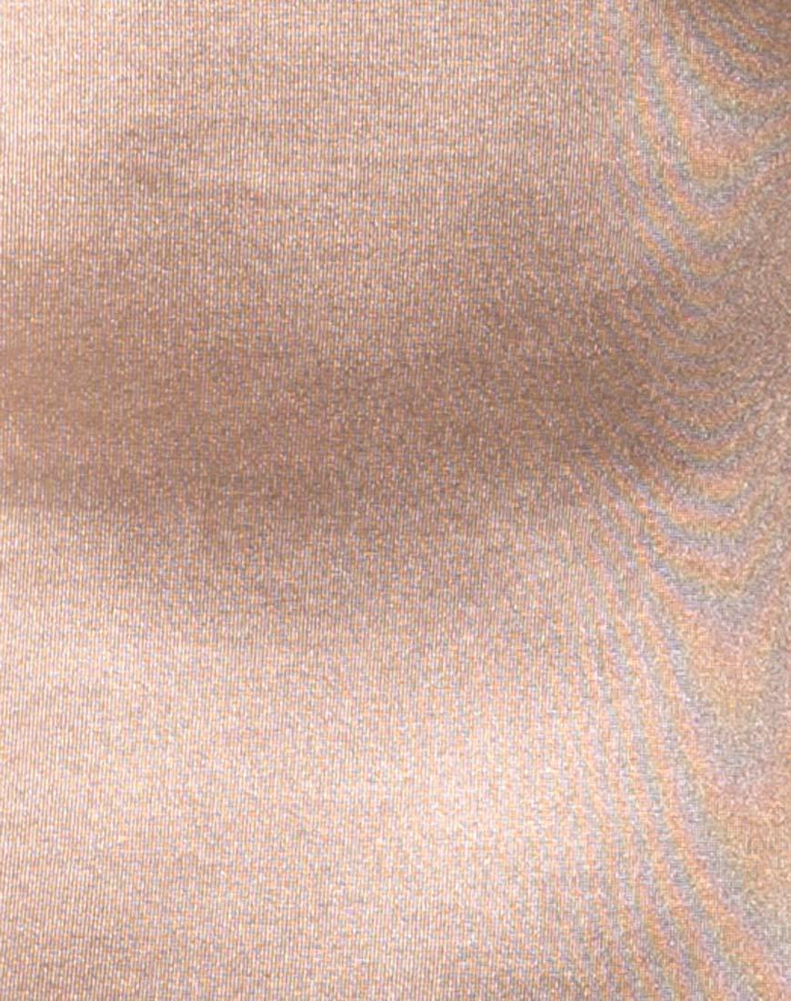Kozue Kleid in Satin Gold - Image 7