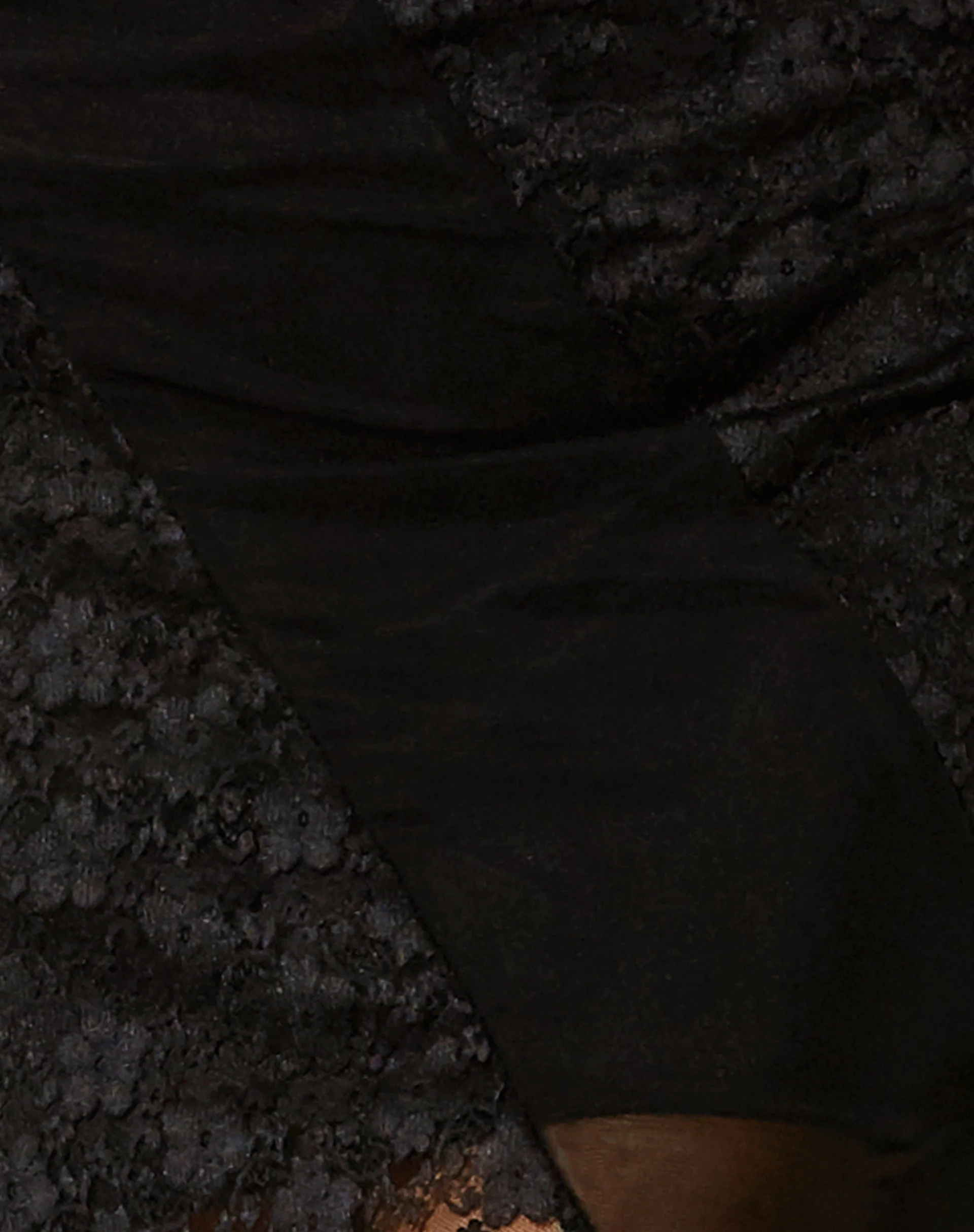 Kriko Minikleid aus Spitze Schwarz - Image 6