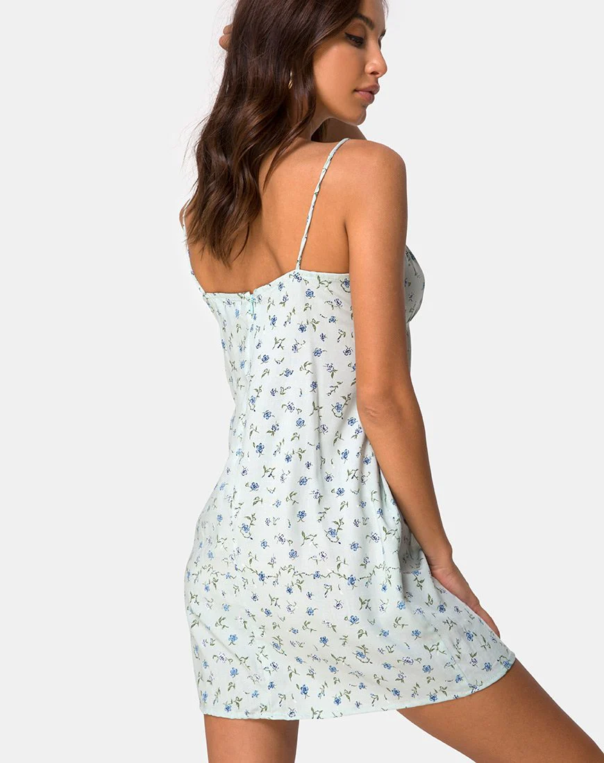 Kumala Kleid in hübschem Blütenblattgrün - Image 3