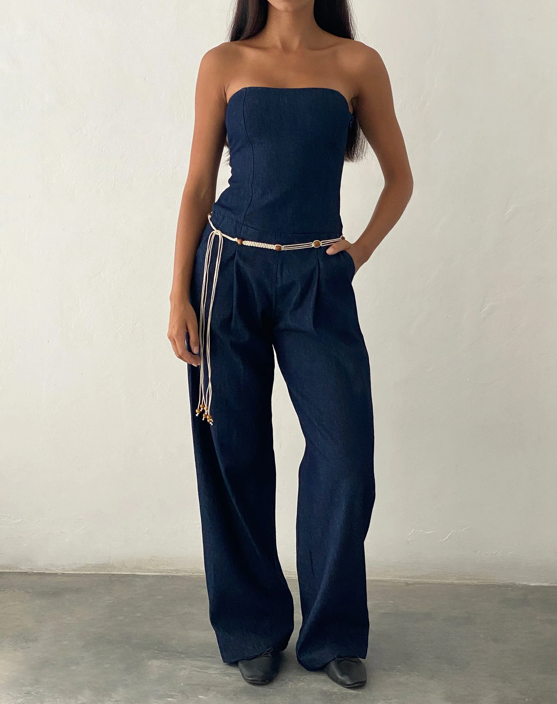 Kyaria Jumpsuit in Indigo - Image 3
