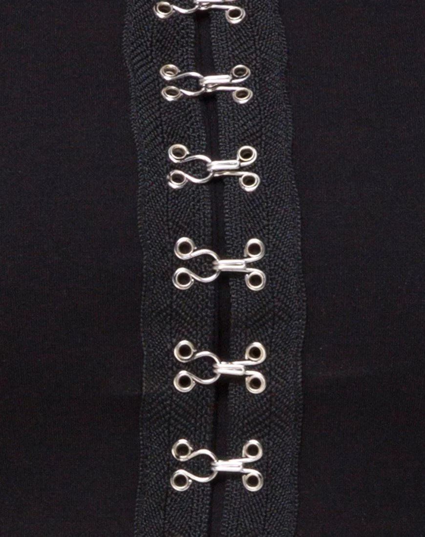 Kyga Crop Top in Schwarz - Image 5