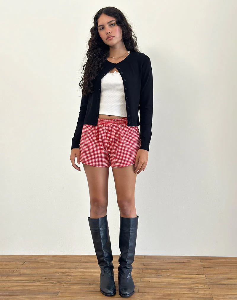 Laboxe Boxershorts aus rotem Gingham - Image 3