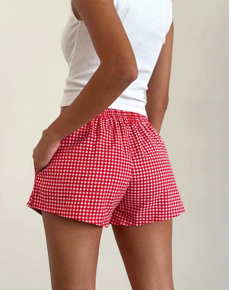Laboxe Boxershorts aus rotem Gingham - Image 5